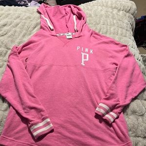 Lightly used pink hoodie - thinner material/lightweight